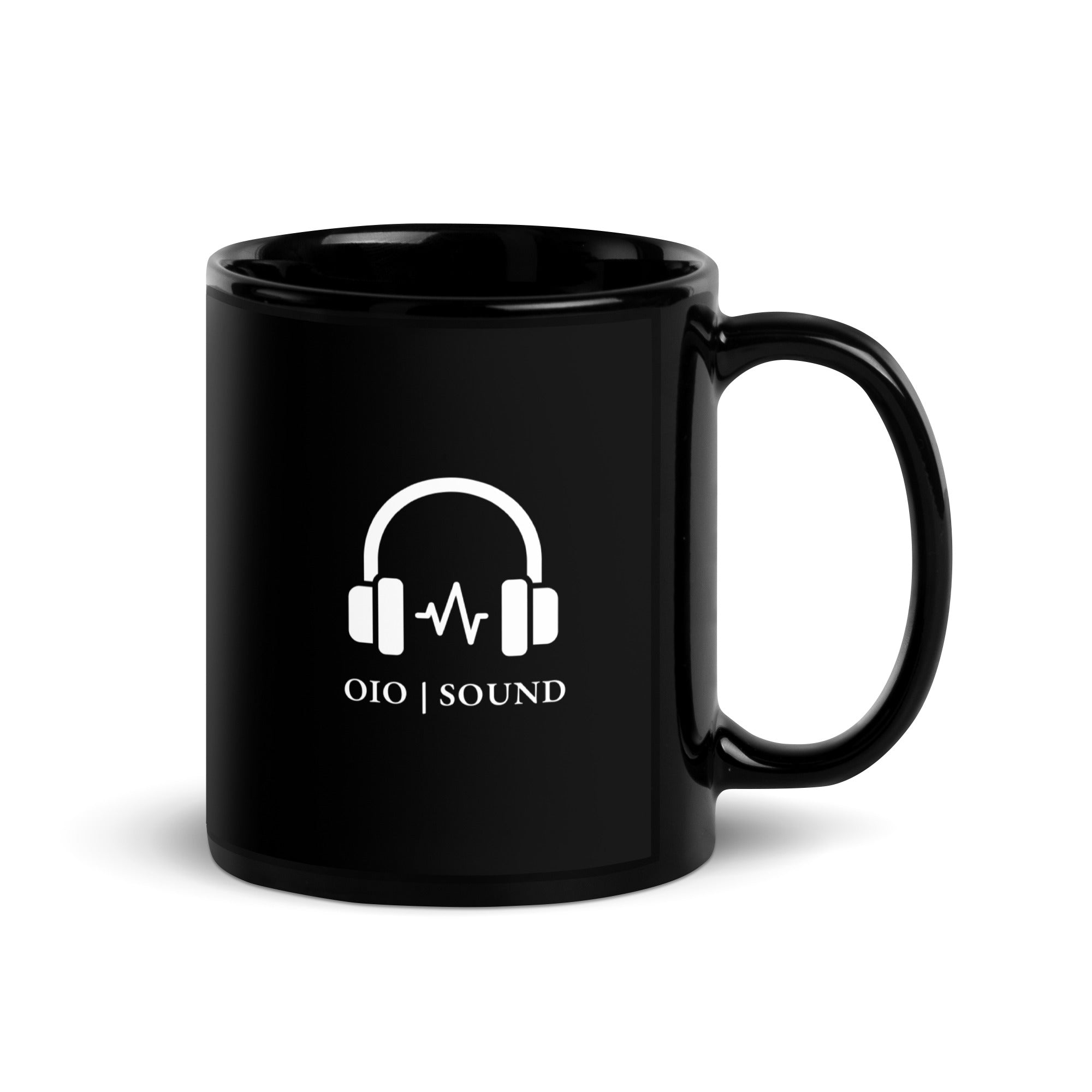 OIO | SOUND BLACK GLOSSY MUG