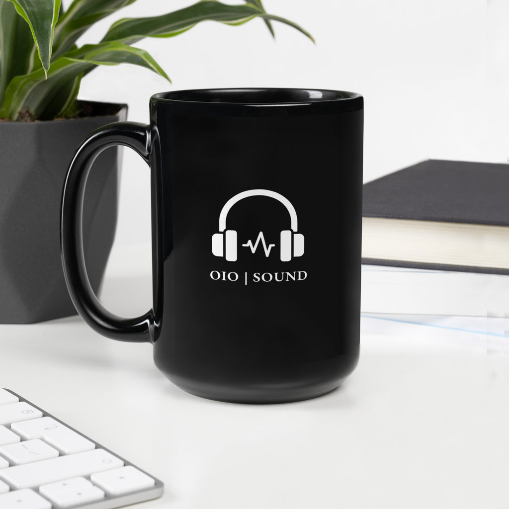 OIO | SOUND BLACK GLOSSY MUG