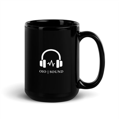 OIO | SOUND BLACK GLOSSY MUG