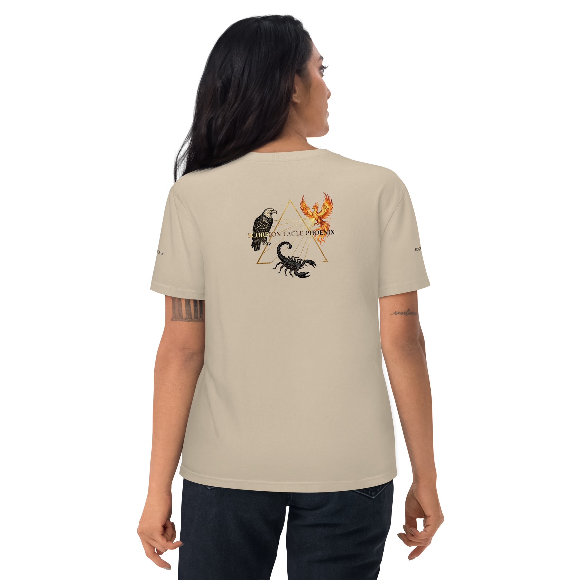 OIO | SOUND ORGANIC T-SHIRT: SCORPION EAGLE PHOENIX